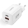 Aligator CHPD0020 - Adapter za brzo punjenje GaN s USB Power Delivery 33 W, USB-A + USB-C, bijela