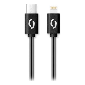 Aligator DATKP50 - USB kabel USB-C / Lightning, 30 W Power Delivery, 1,5 m, crne boje