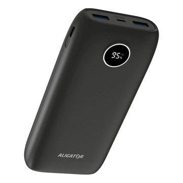 Aligator PBPD20BK - Power bank s LCD zaslonom Power Delivery 20000 mAh/20W/3,7V crna