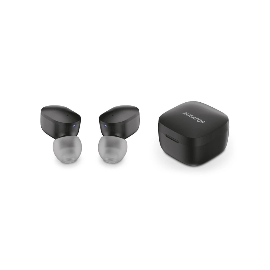 Aligator TWS05 - Bežične slušalice Pods LITE 200 mAh + 2x 30 mAh crne