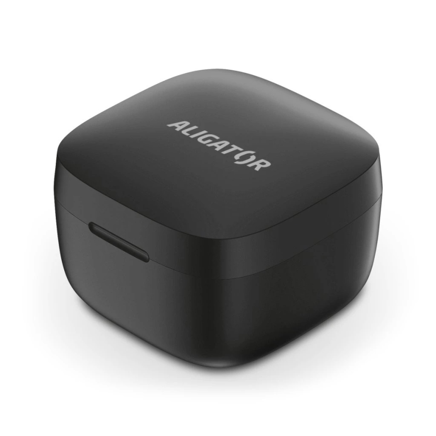 Aligator TWS05 - Bežične slušalice Pods LITE 200 mAh + 2x 30 mAh IP30 crne