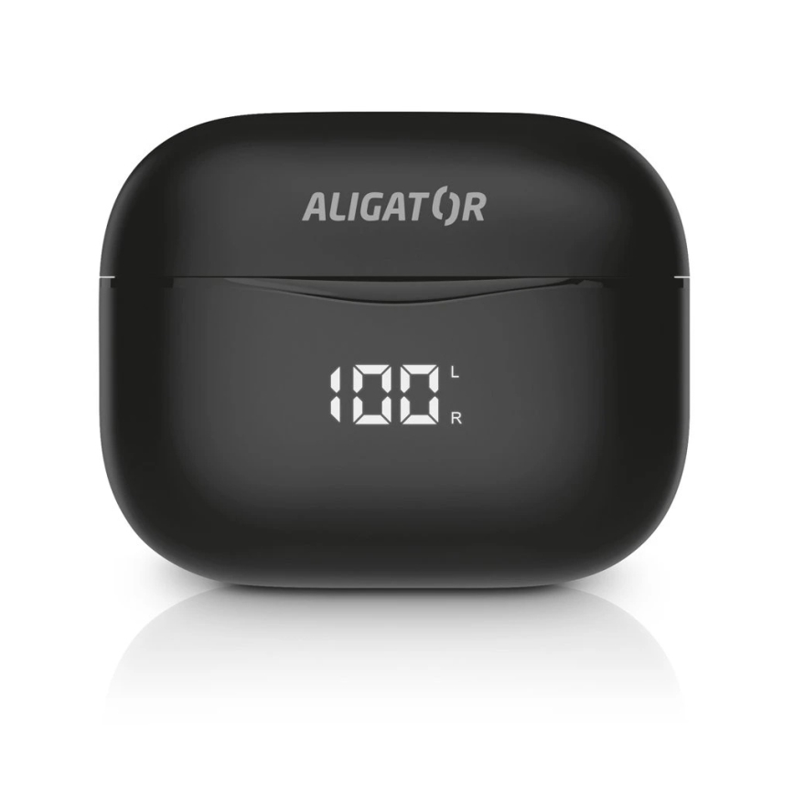 Aligator TWS06 - Bežične slušalice Pods PRO 3 200 mAh + 2x 30 mAh IP30 crne