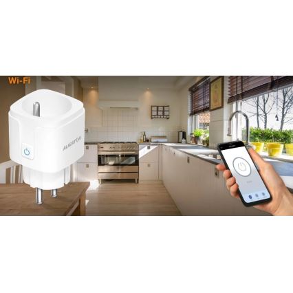 Aligator WAL001 - Pametna utičnica 3680W/230V/Tip E/16A Wi-Fi Tuya