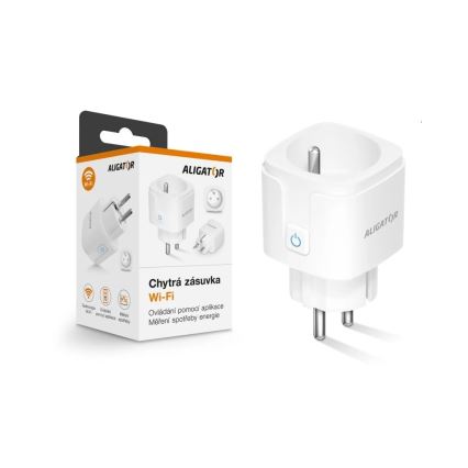 Aligator WAL001 - Pametna utičnica 3680W/230V/Tip E/16A Wi-Fi Tuya