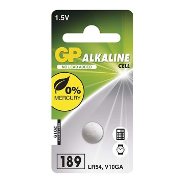 Alkalna gumbasta baterija LR54 GP ALKALINE 1,5V/44 mAh