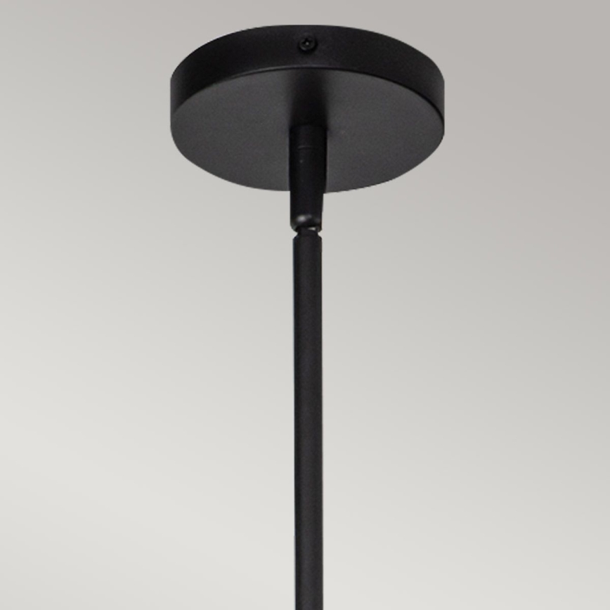 Alora Mood - Luster na štapu DAPHNE 1xE27/60W/230V Ø 18,1 cm crna/smeđa