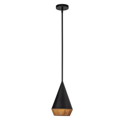 Alora Mood - Luster na štapu DAPHNE 1xE27/60W/230V Ø 18,1 cm crna/smeđa