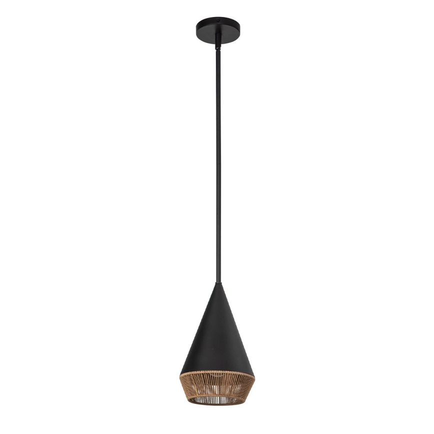 Alora Mood - Luster na štapu DAPHNE 1xE27/60W/230V Ø 18,1 cm crna/smeđa