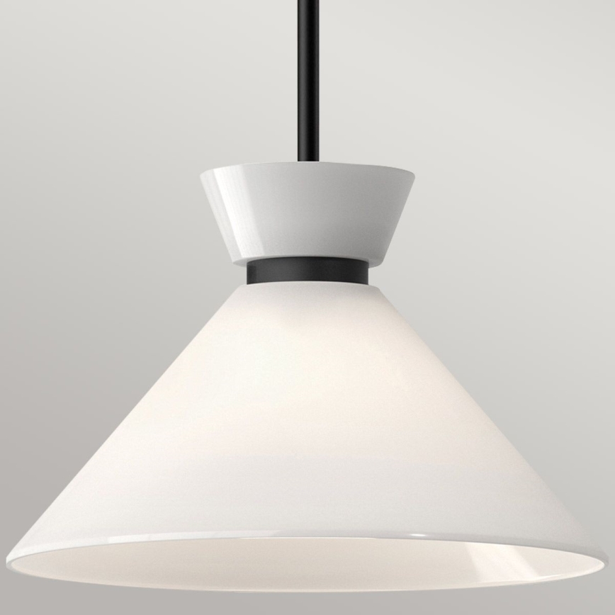 Alora Mood - Luster na štapu HALSTON 1xE27/60W/230V crna