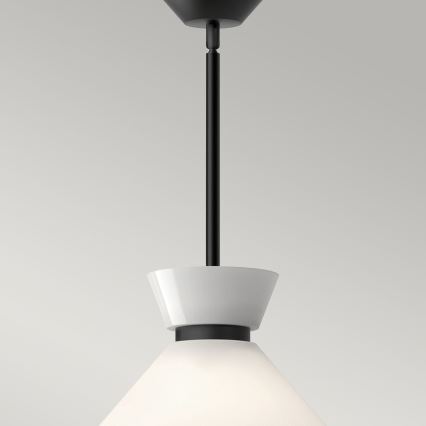 Alora Mood - Luster na štapu HALSTON 1xE27/60W/230V crna