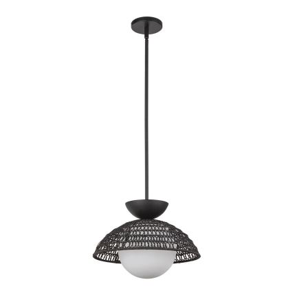 Alora Mood - Luster na štapu PERTH 1xE27/60W/230V Ø 37,5 cm crna