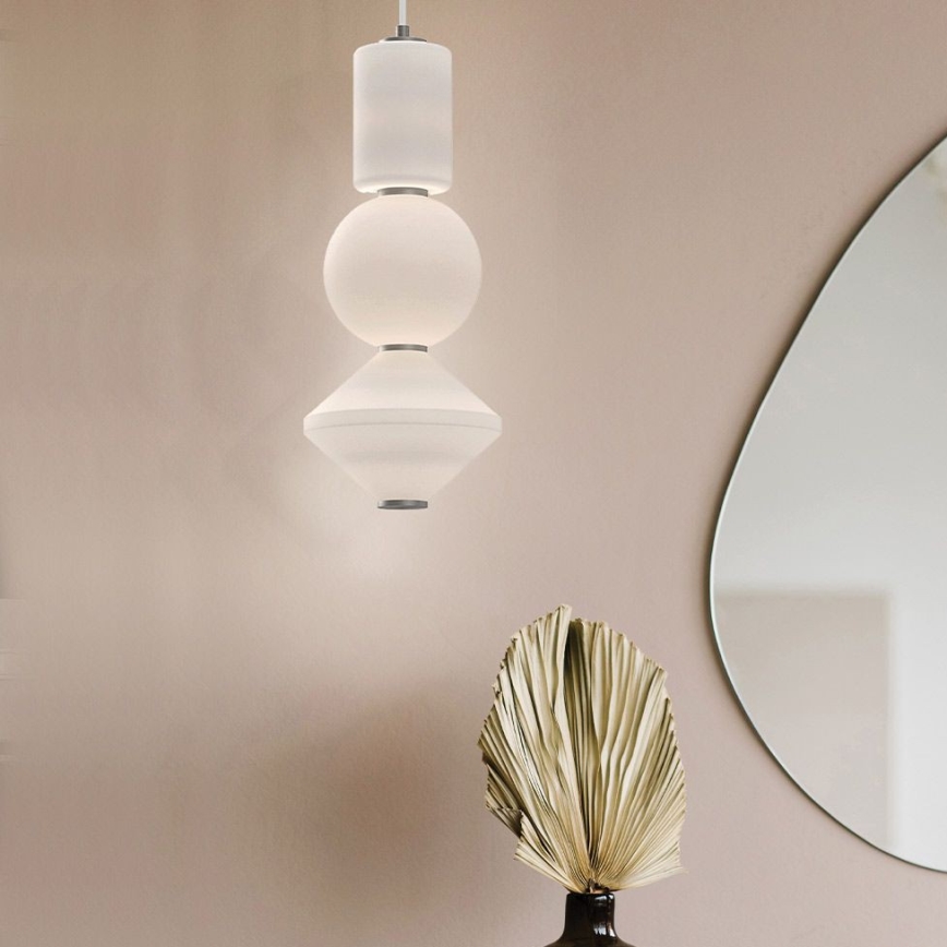 Alora Mood - LED luster na sajli BIJOU LED/20W/230V 3000K matni krom