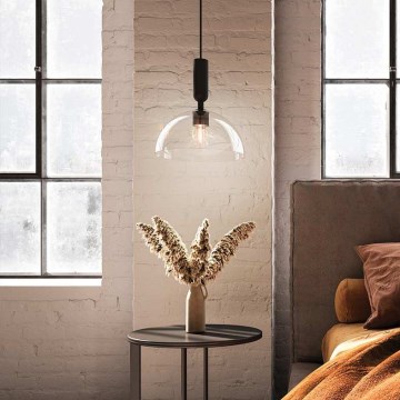Alora Mood - Luster na štangu JUDE 1xE27/60W/230V crna