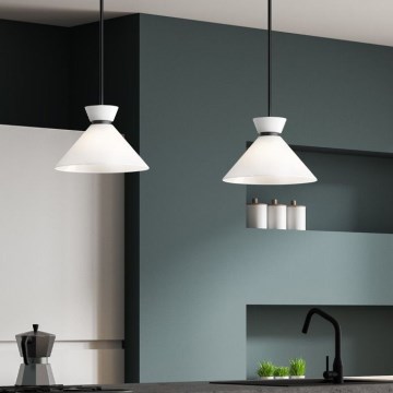 Alora Mood - Luster na štapu HALSTON 1xE27/60W/230V crna