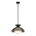 Alora Mood - Luster na štapu PERTH 1xE27/60W/230V Ø 37,5 cm crna