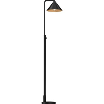 Alora Mood - Podna lampa REMYCK 1xE27/60W/230V crna
