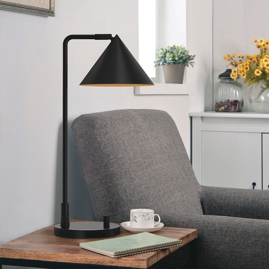 Alora Mood - Stolna lampa REMYCK 1xE27/60W/230V crna