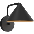 Alora Mood - Zidna svjetiljka REMYCK 1xE27/60W/230V crna
