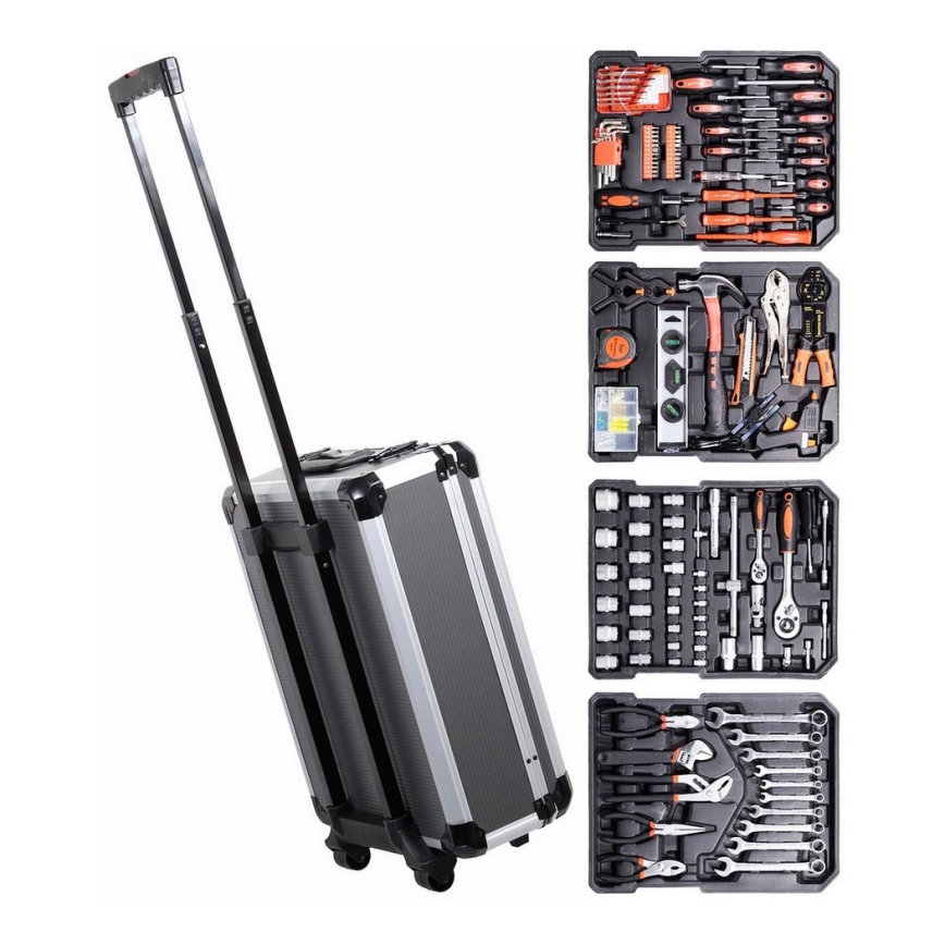 Aluminijski kovčeg s alatom 186 kom