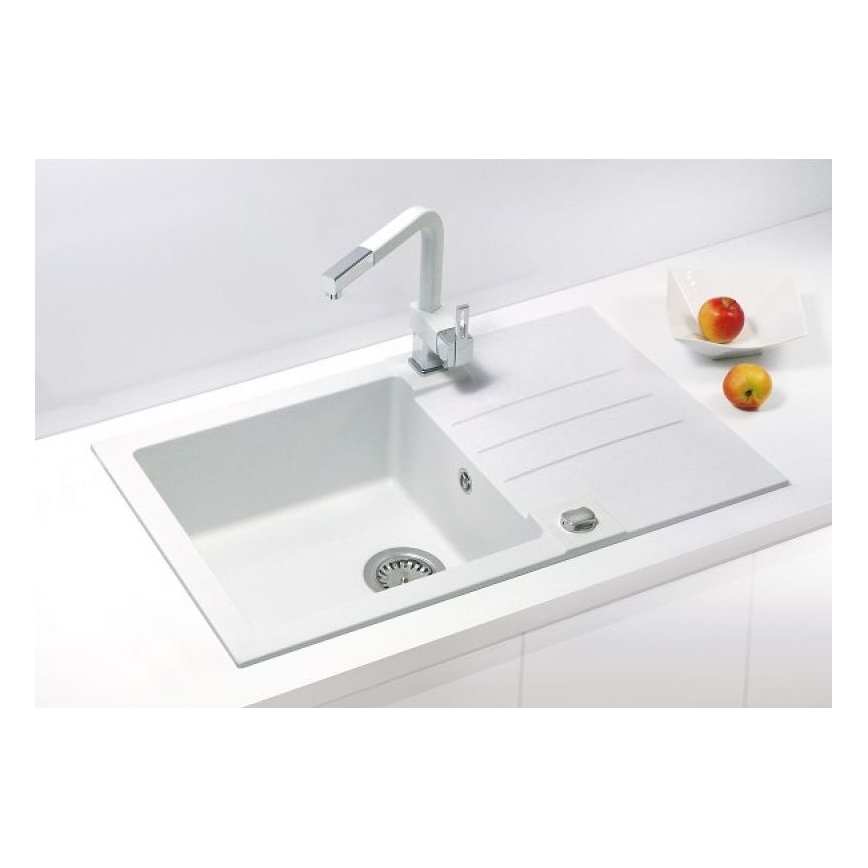 ALVEUS 1090944 - Kuhinjski sudoper ROCK 78x48 cm granit/bijela