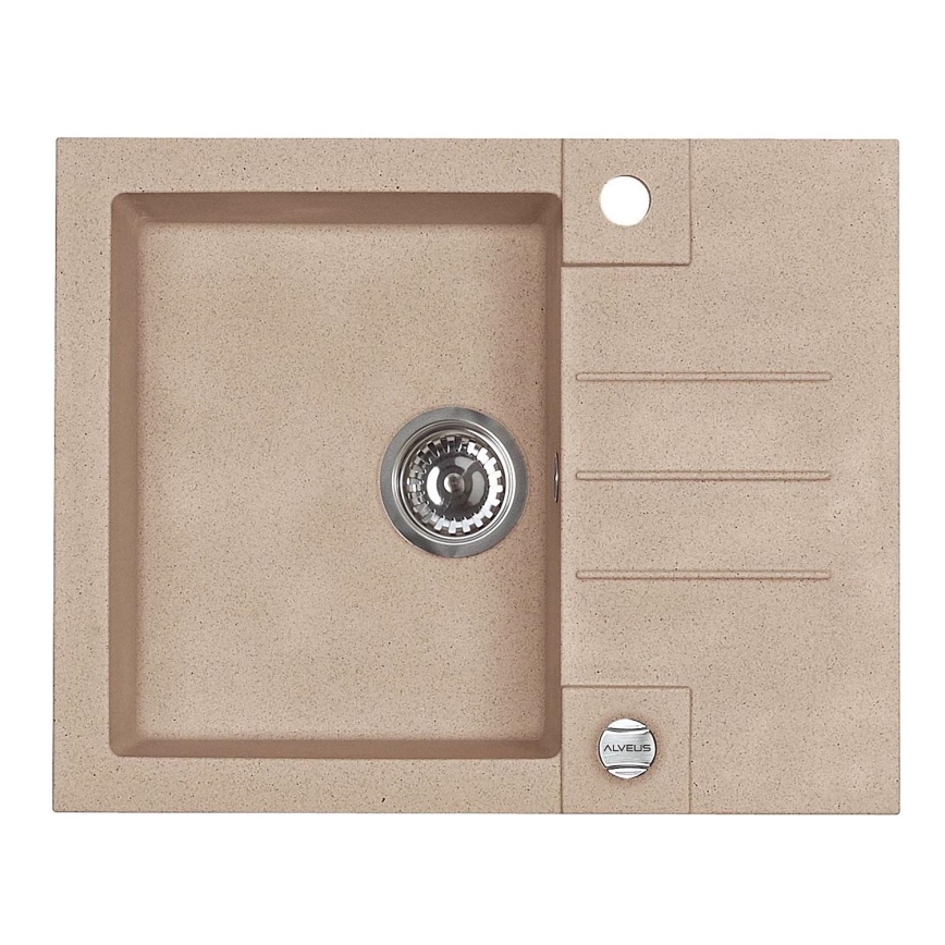 ALVEUS 1090950 - Kuhinjska sudopera ROCK 59,5x47,5 cm granit/bežičasta