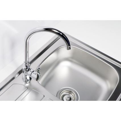 ALVEUS 1098938 - Kuhinjski sudoper ZOOM 79x50 cm saten, za gornju montažu