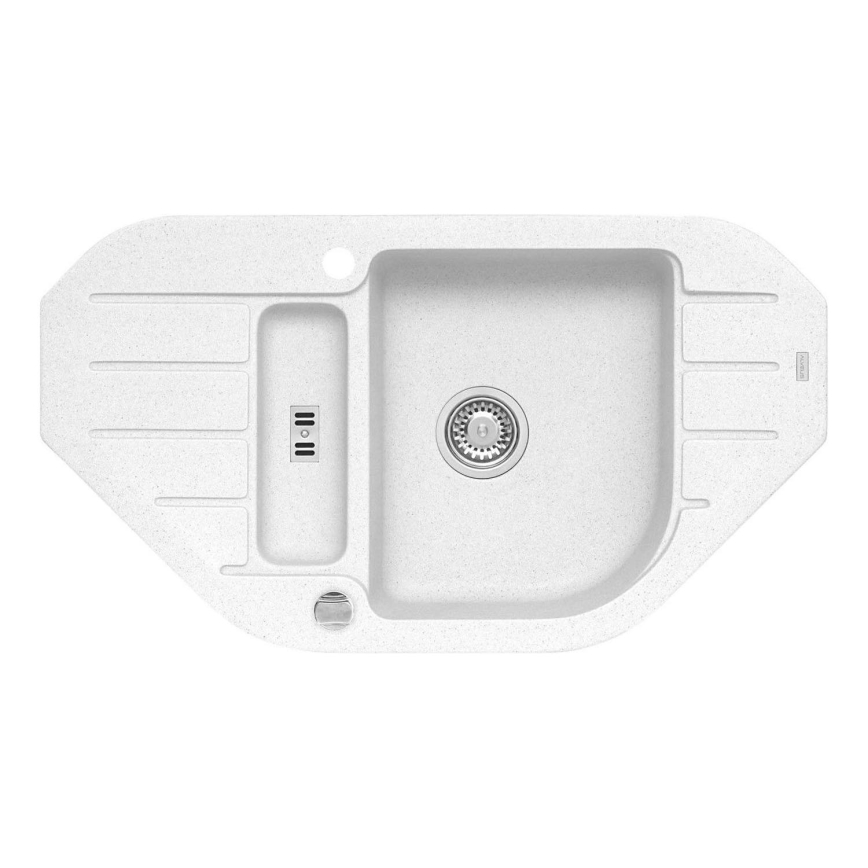 ALVEUS 1100889 - Kuhinjska sudopera NIAGARA 90x50 cm granit/bijela