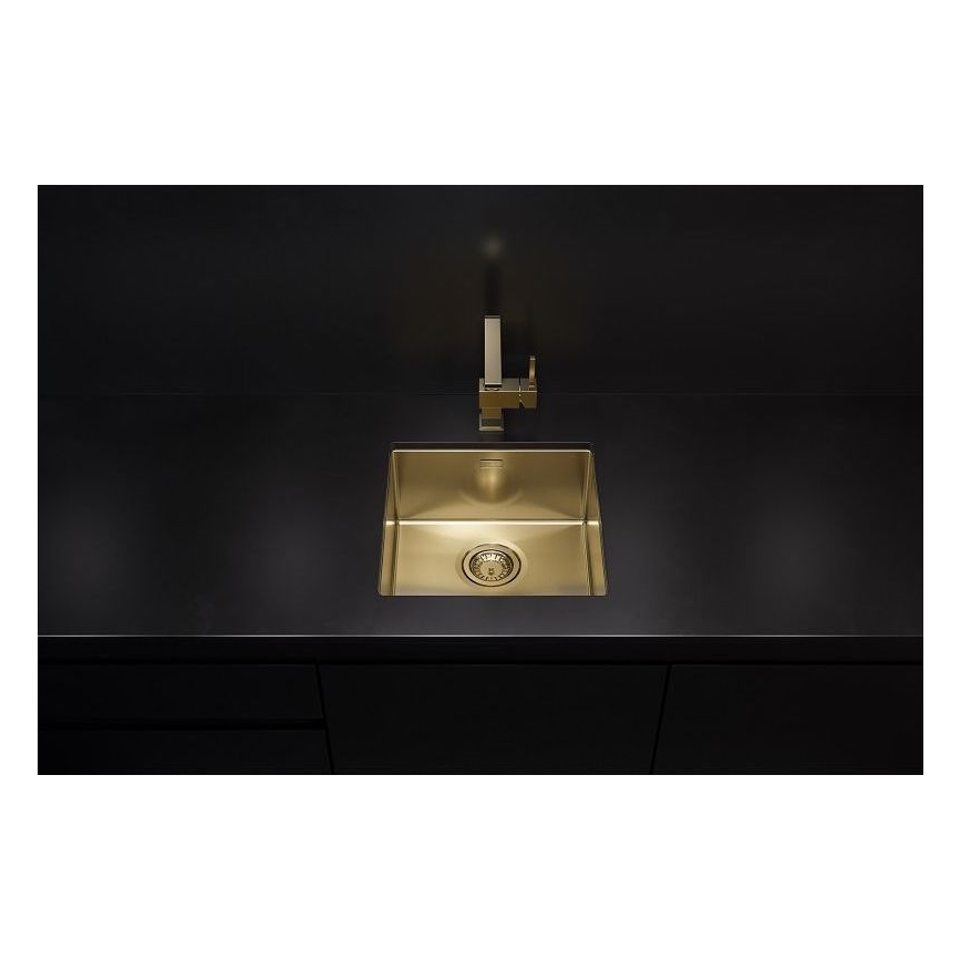 ALVEUS 1103319 - Kuhinjska sudopera QUADRIX 45x45 cm monarch zlatna