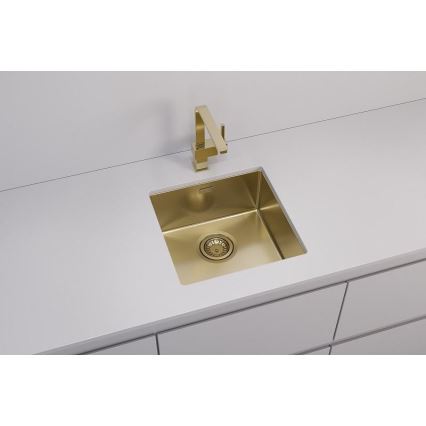 ALVEUS 1103319 - Kuhinjska sudopera QUADRIX 45x45 cm monarch zlatna