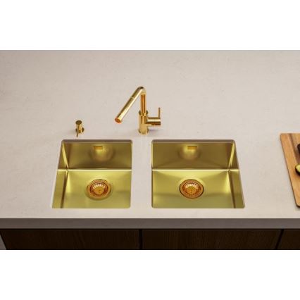 ALVEUS 1103319 - Kuhinjska sudopera QUADRIX 45x45 cm monarch zlatna