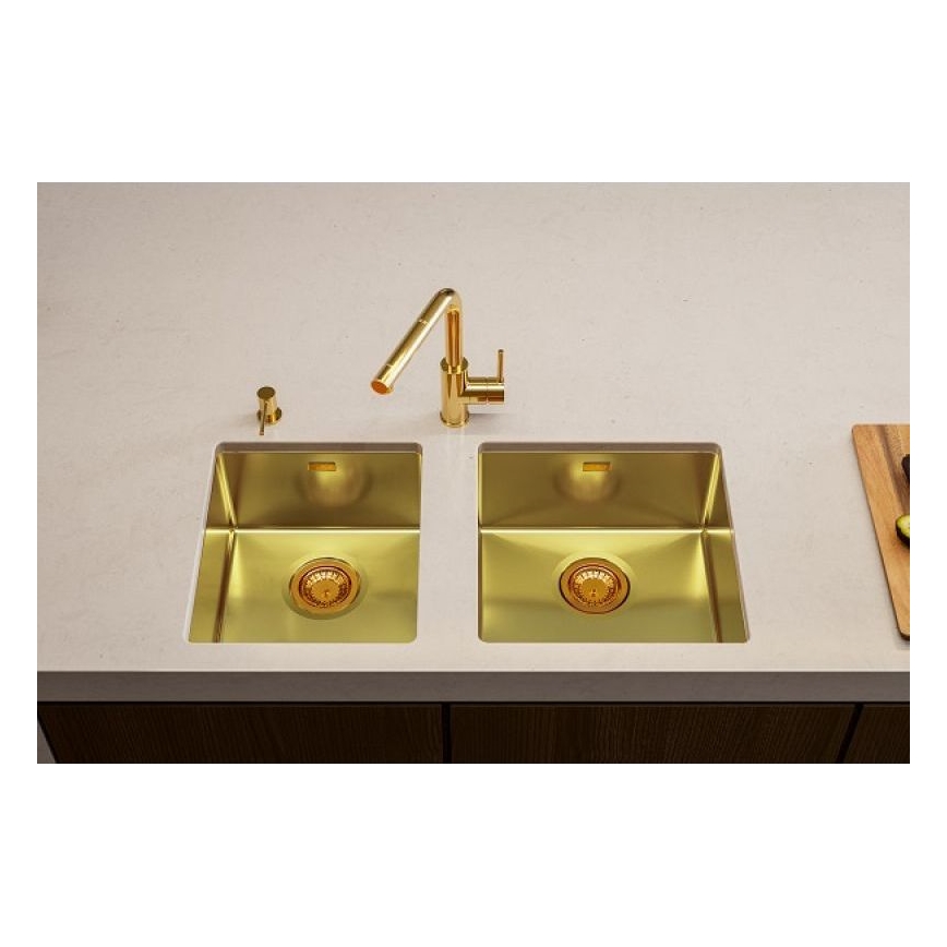 ALVEUS 1103319 - Kuhinjska sudopera QUADRIX 45x45 cm monarch zlatna