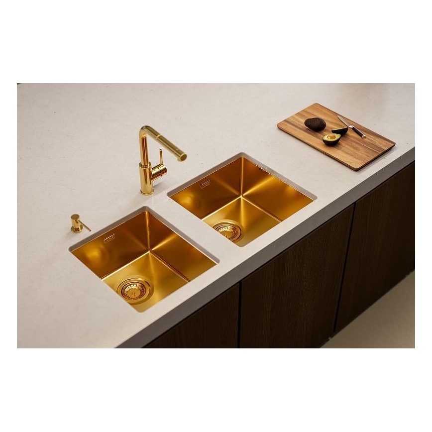 ALVEUS 1103381 - Kuhinjski sudoper QUADRIX 45x45 cm monarch bronca