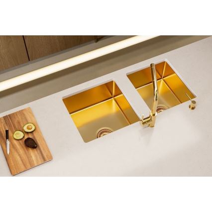 ALVEUS 1103381 - Kuhinjski sudoper QUADRIX 45x45 cm monarch bronca