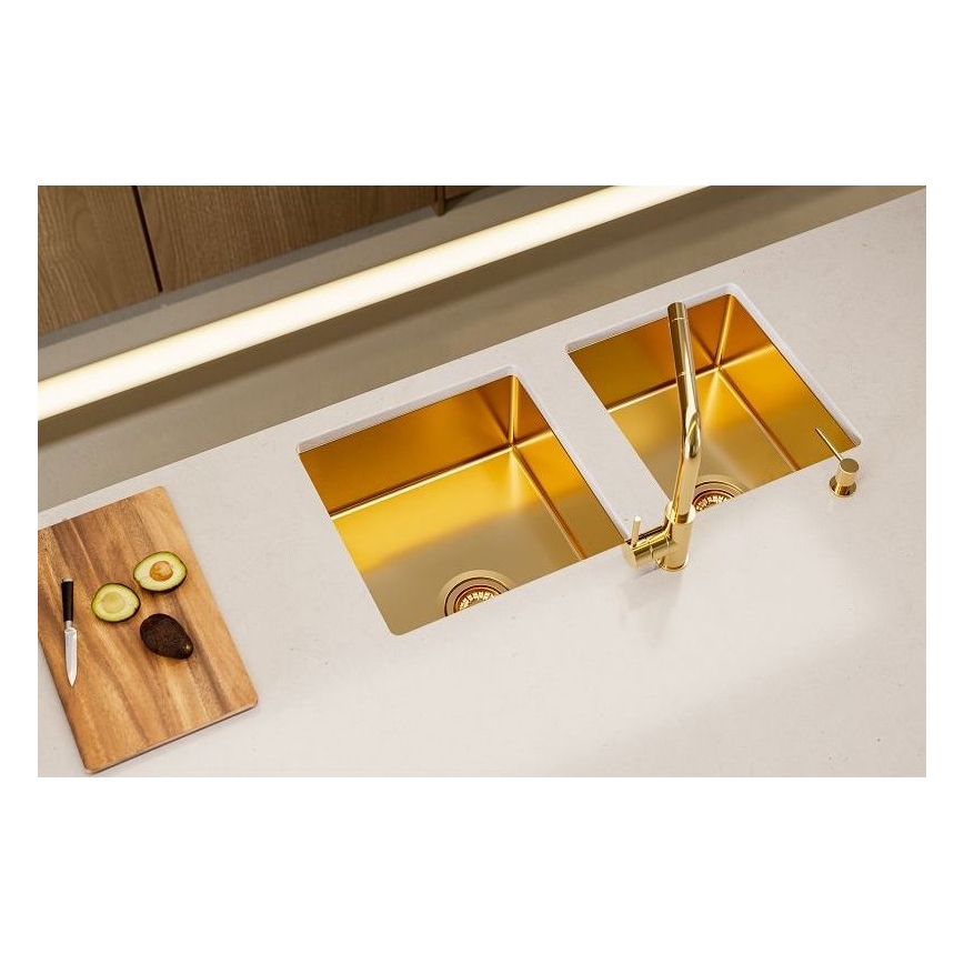 ALVEUS 1103381 - Kuhinjski sudoper QUADRIX 45x45 cm monarch bronca