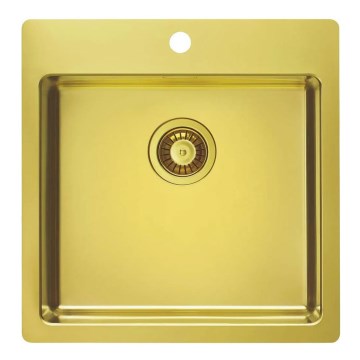 ALVEUS 1106867 - Kuhinjski sudoper PURE 52,5x51,5 cm monarch zlatna