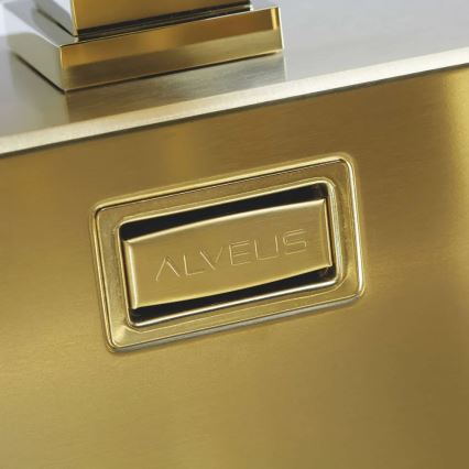 ALVEUS 1106867 - Kuhinjski sudoper PURE 52,5x51,5 cm monarch zlatna