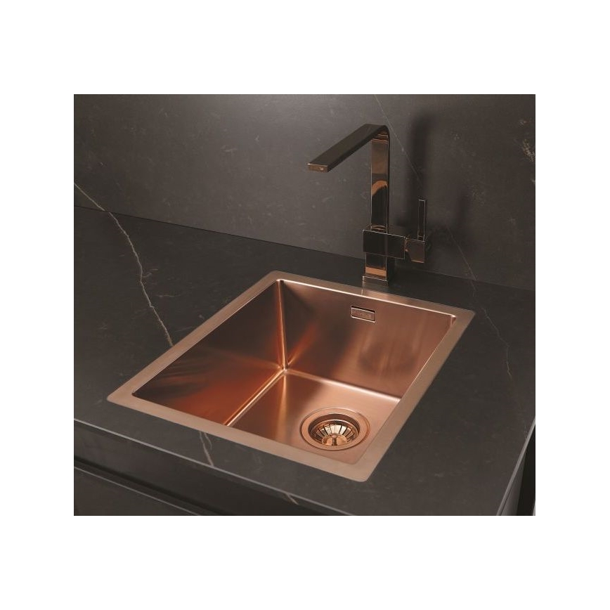 ALVEUS 1122689 - Kuhinjski sudoper QUADRIX 45x45 cm monarh bakar