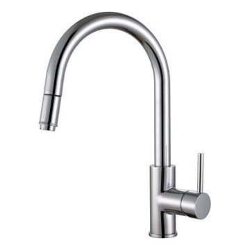 ALVEUS 1129021 - Kuhinjska slavina s raspršivačem na izvlačenje DELOS 38 cm sjajni krom