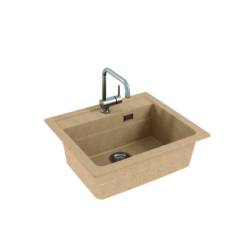 ALVEUS 1131994 - Kuhinjski sudoper ATROX 59x50 cm granit/bež