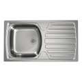 ALVEUS 1136534 - Kuhinjski sudoper BASIC 78x43,5 cm matirani čelik/saten, mali odtok