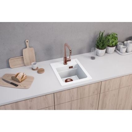 ALVEUS 1139079 - Kuhinjski sudoper ATROX 50x40 cm granit/bijela
