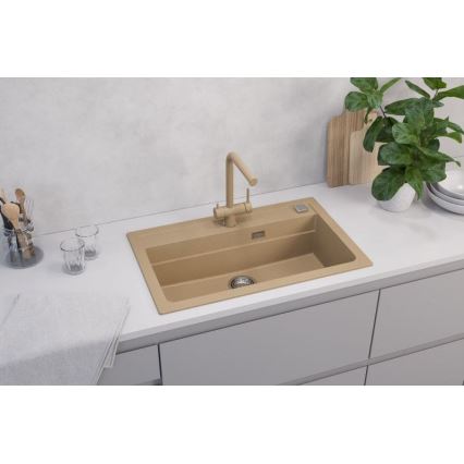 ALVEUS 1140445 - Kuhinjska sudopera ATROX 79x50 cm granit/bežičasta
