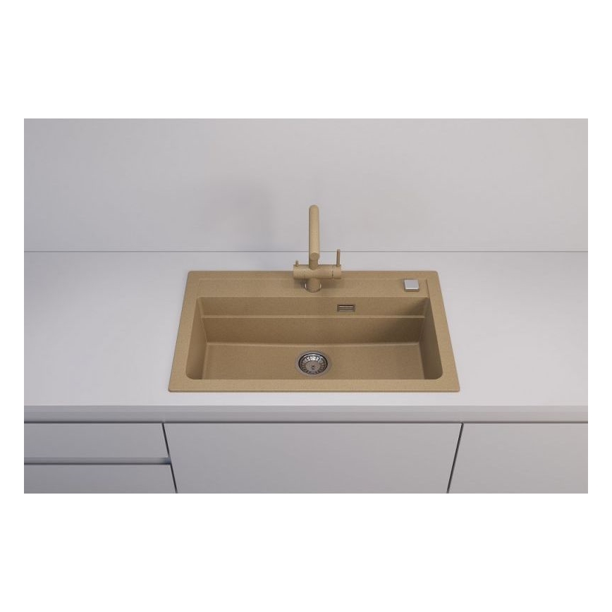 ALVEUS 1140445 - Kuhinjska sudopera ATROX 79x50 cm granit/bežičasta