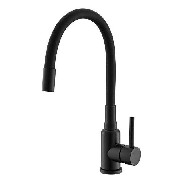 ALVEUS 1144433 - Slavina za sudoper s fleksibilnim izljevom MINTAS 34 cm mat crna