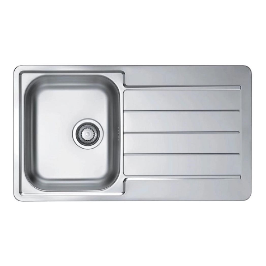 ALVEUS 1144640 - Kuhinjski sudoper LINE 86x50 cm mat čelik/saten, bez ekscentra