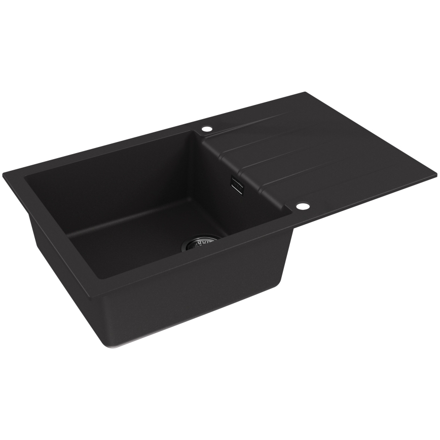 ALVEUS 1148160 - Kuhinjski sudoper CADIT 86x50 cm granit/crna