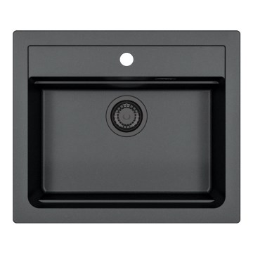 ALVEUS 1148162 - Kuhinjski sudoper ATROX 59x50 cm granit/crna