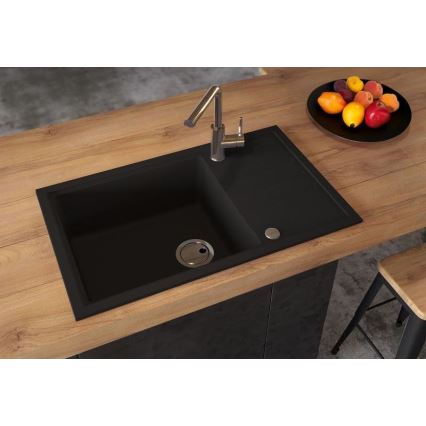ALVEUS 1149117 - Kuhinjski sudoper INTERMEZZO 78x48 cm granit/crna