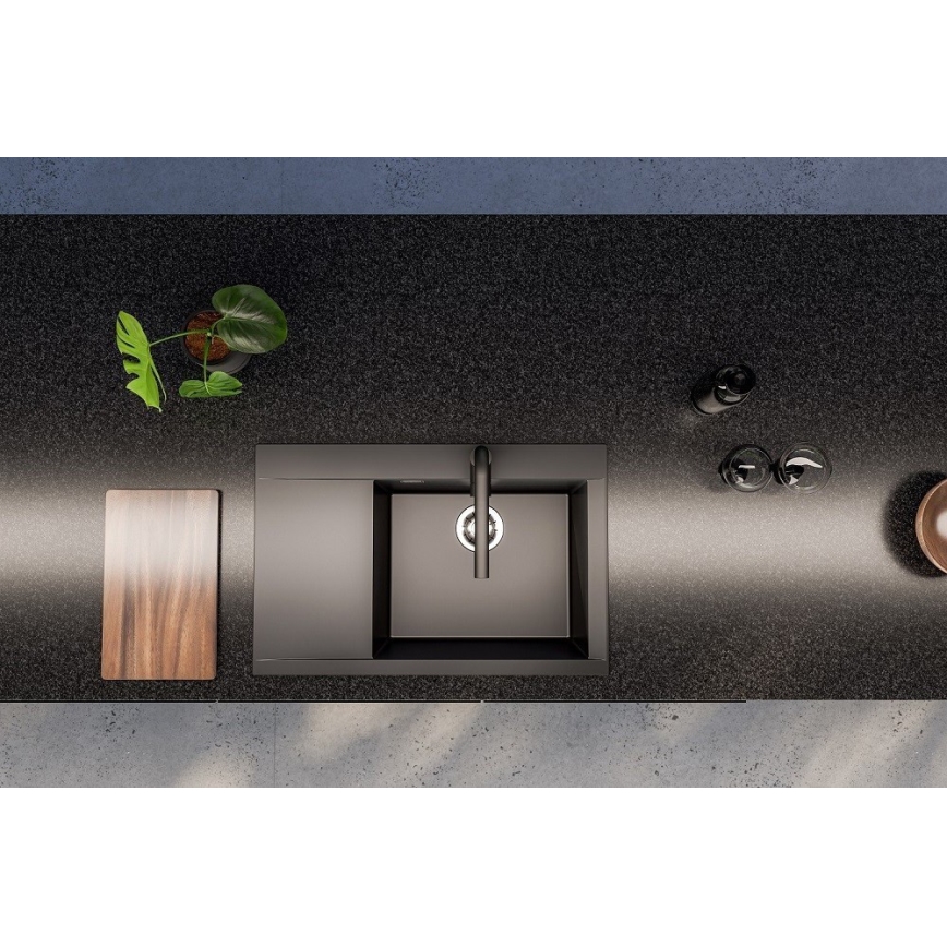 ALVEUS 1149502 - Kuhinjski sudoper PURE 79x51,5 cm granit/antracit