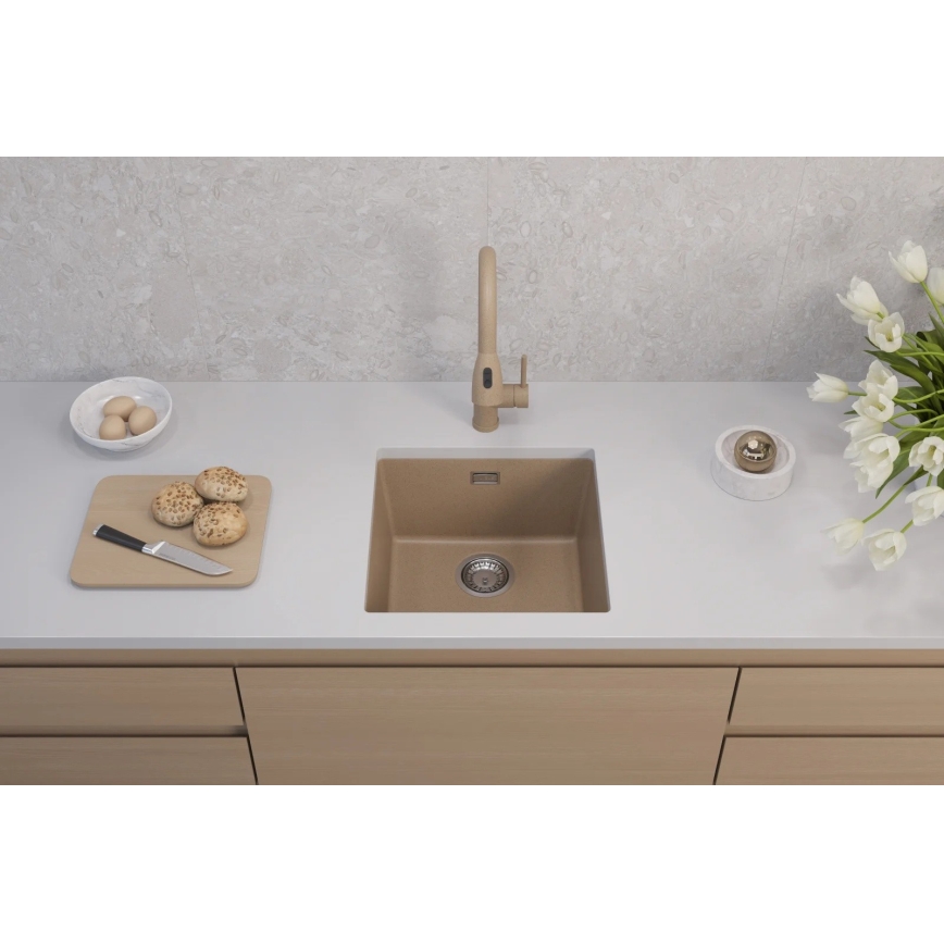 ALVEUS 1150047 - Kuhinjska sudopera OMNI 45x45 cm granit/bežičasta